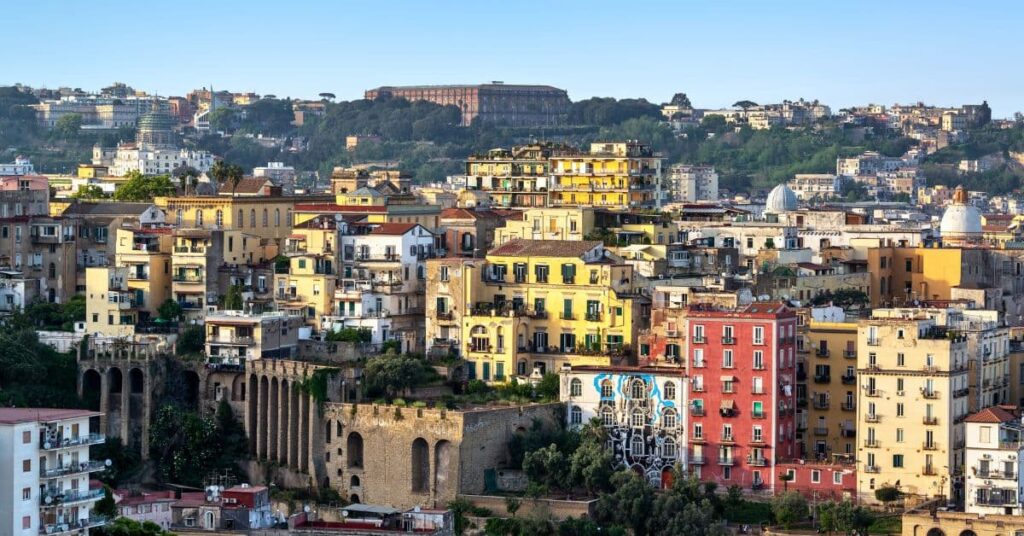 City View of Naples Italy