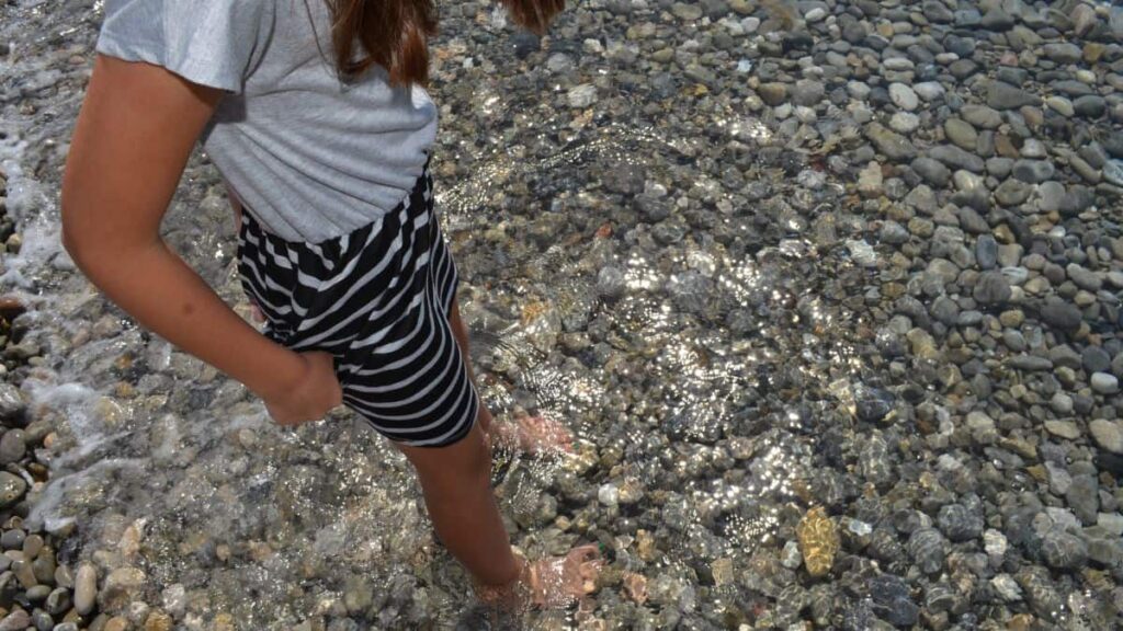 Rocky Beach in French Riviera