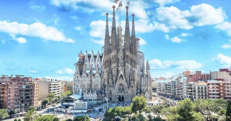 Sagrada Familia in Barcelona Spain