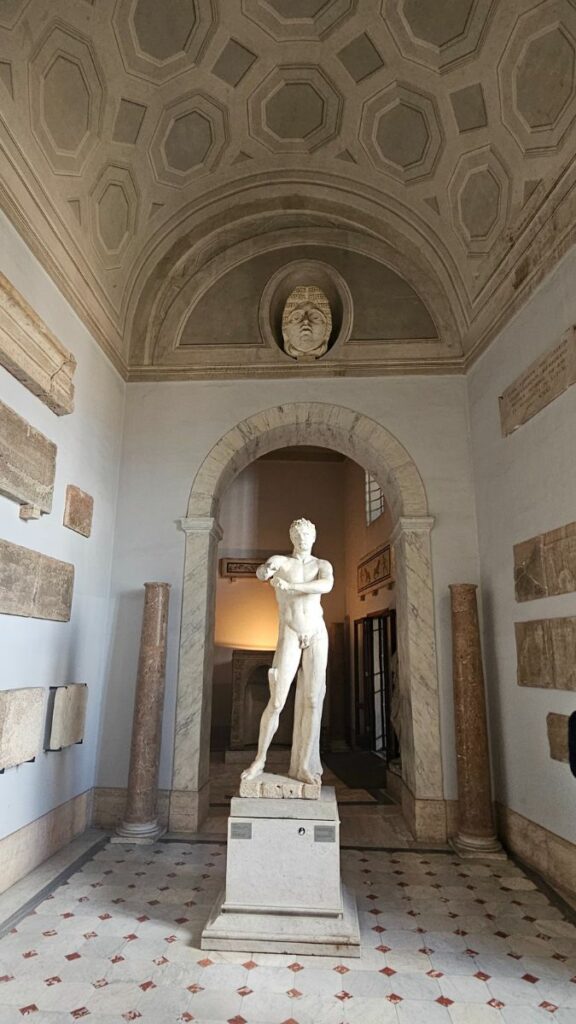 Apoxyomenos Statue in Vatican Museum