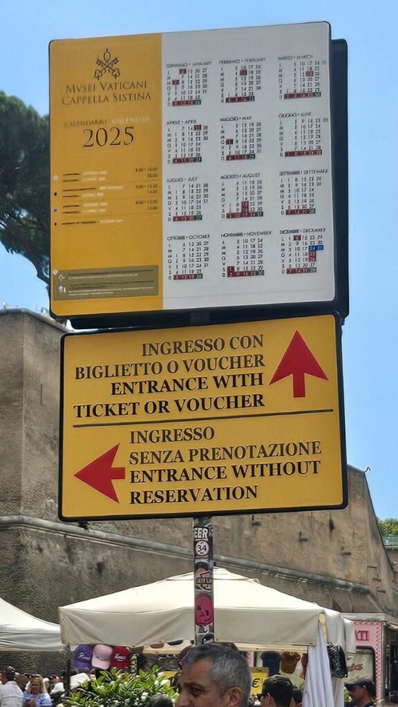 Vatican Signage