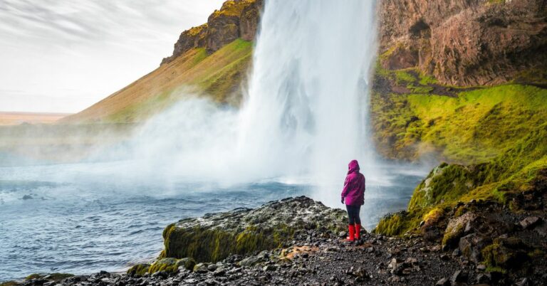 waterfall in iceland